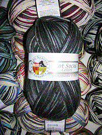 Hot Socks Colori 150 - schwarz grau - Farbe 318