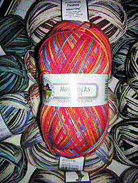 Hot Socks Colori 150 - rot blau gelb - Farbe 312