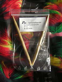 Rundstricknadel 08 - Bambus 8,0 - Lnge: 80 cm