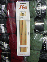 Nadelspiel Profi - Bambus 6,0 - Lnge: 20 cm