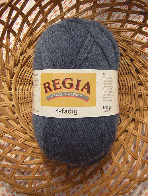 Regia 4-fdig Uni - graues blau   - Farbe 02137