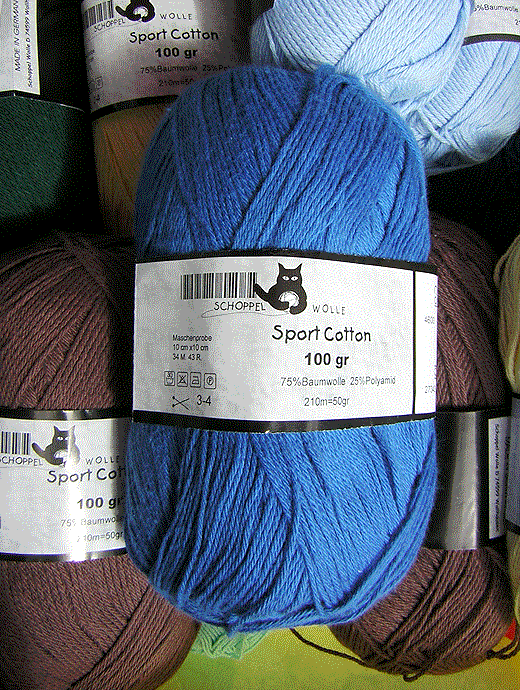 Sport Cotton - kornblau - Farbe 4600