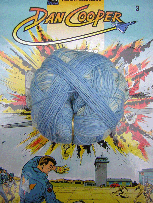XL Kleckse - Ein Hauch Bleu - Farbe 2188