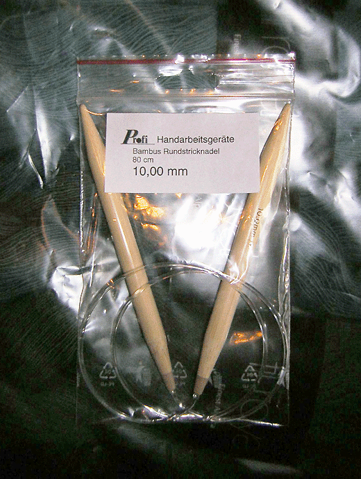 Rundstricknadel 10 - Bambus 10,0 - Lnge: 80 cm