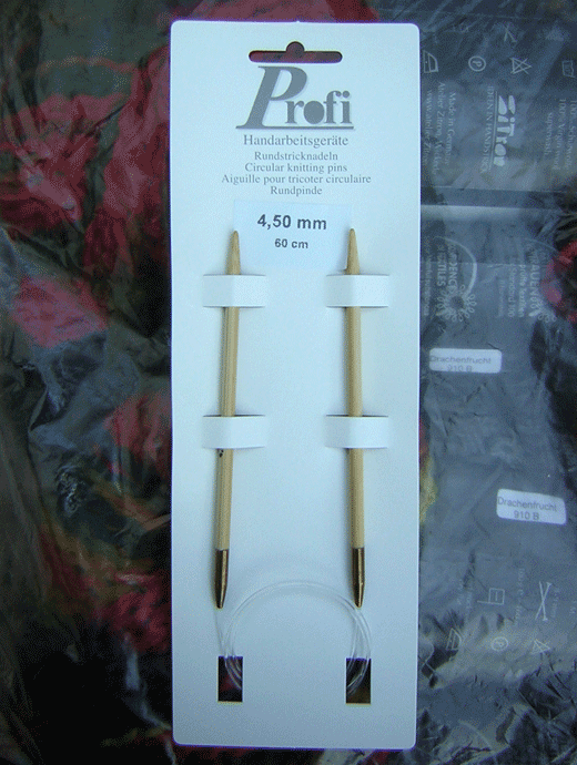 Rundstricknadel - Bambus 4,5 - Lnge: 60 cm