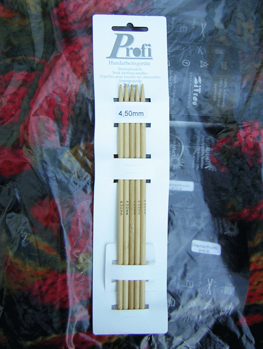 Nadelspiel Profi - Bambus 4,5 - Lnge: 20 cm