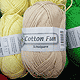 Cotton Fun  Schulgarn - Eierschale, Farbe 02, Grndl, 100% Baumwolle, 1.50 