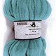 Filzwolle Kammzug Uni - Aqua, Farbe 5100, Schoppel-Wolle, 100% Schurwolle 25g/m Filzwolle, 3.45 